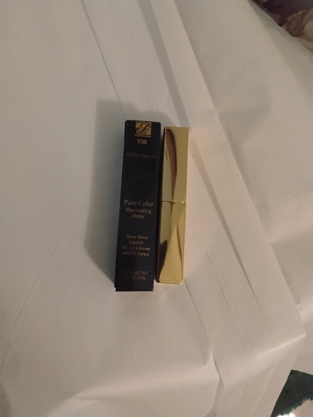 Estee Lauder Pure Color Illuminating Shine Lipstick - Gold (Shade 920)
